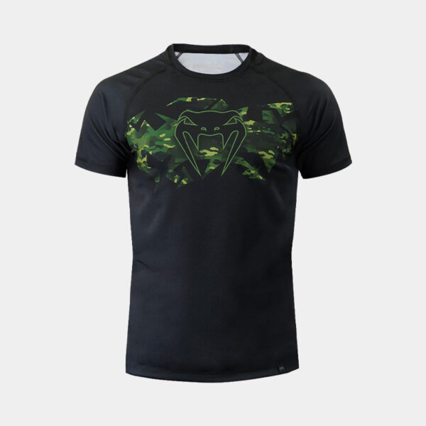 Rashguard M/C Termica - Venum Explosion Camo (Negro/Verde)