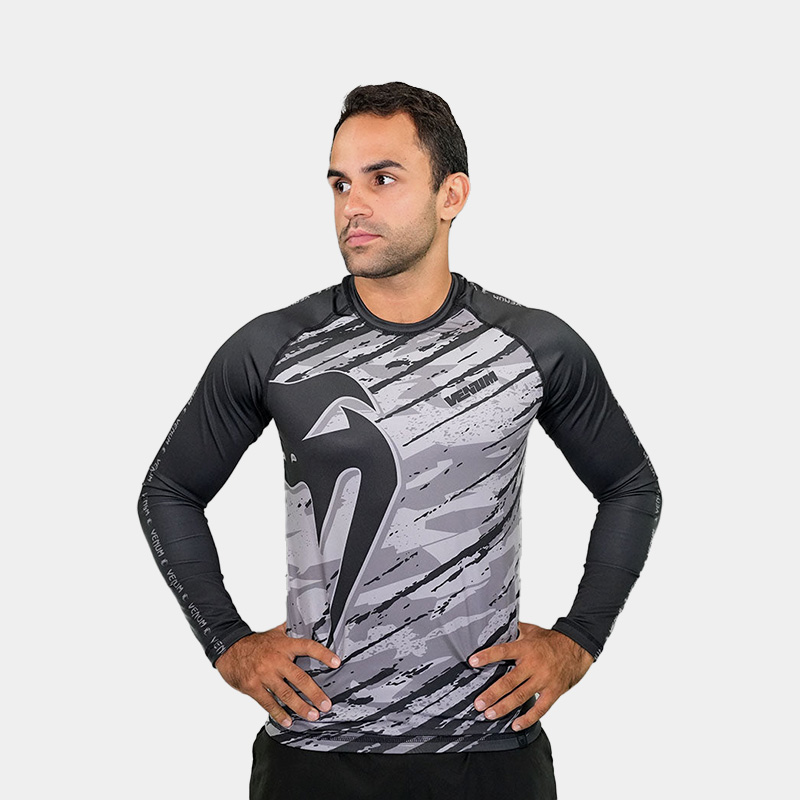 Rashguard M/L Remera Térmica - Venum Giant Classic Impact (Gris)