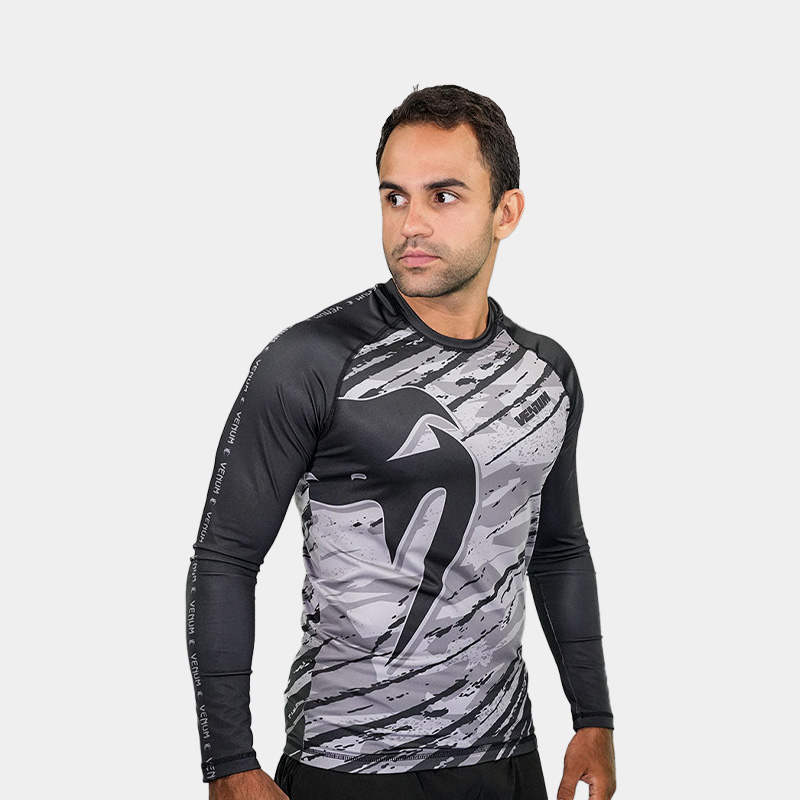Rashguard M/L Remera Térmica - Venum Giant Classic Impact (Gris) - Imagen 2