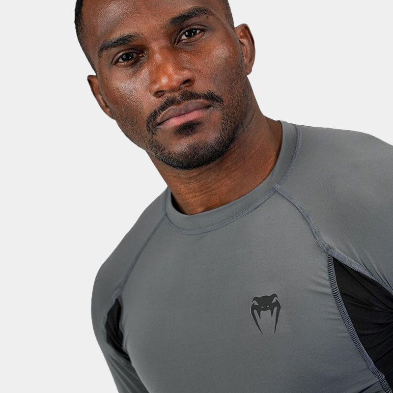 Rashguard M/L Remera Térmica - Venum Unmatched (Gris/Negro) - Imagen 4