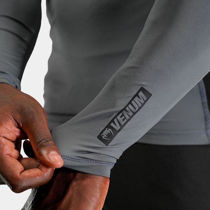 Rashguard M/L Remera Térmica - Venum Unmatched (Gris/Negro) - Imagen 6