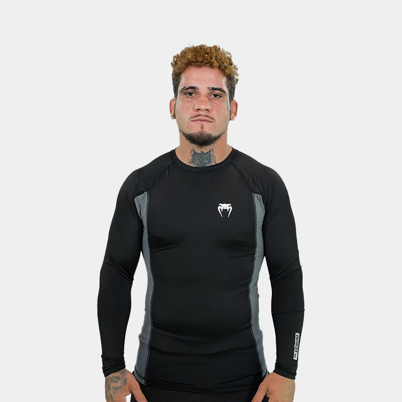 Rashguard M/L Remera Térmica - Venum Unmatched (Negro/Gris)