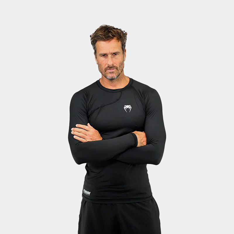 Rashguard M/L - Venum Flow (Negro) - Imagen 2