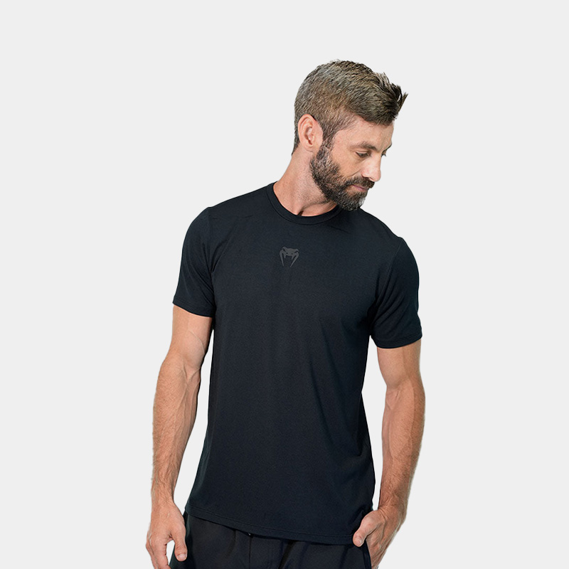 Remera MC Algodón - Venum Perfect Slimfit Classic (Negro)