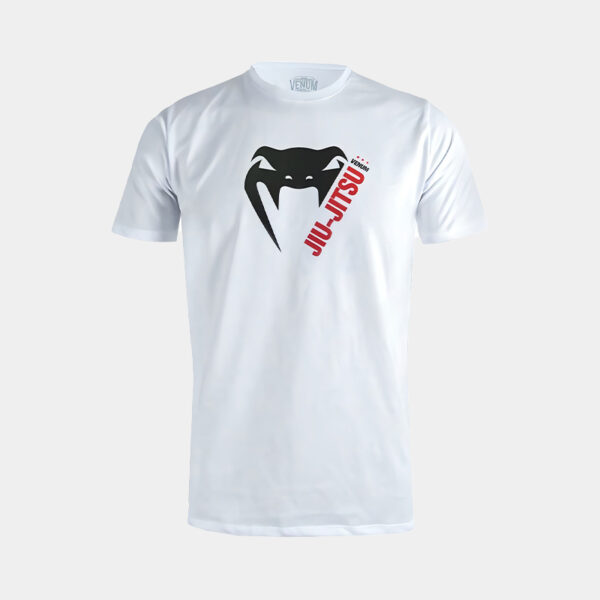 Remera M/C De Algodón - Venum Basic Light Jiu Jitsu (Blanco)