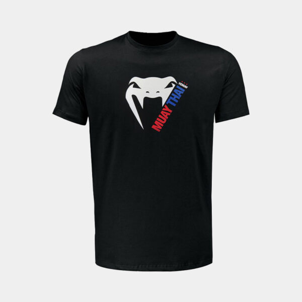Remera M/C De Algodón - Venum Basic Light Muay Thai (Negro)
