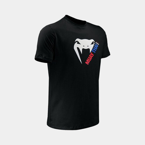 Remera M/C De Algodón - Venum Basic Light Muay Thai (Negro)