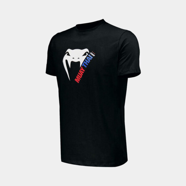 Remera M/C De Algodón - Venum Basic Light Muay Thai (Negro)