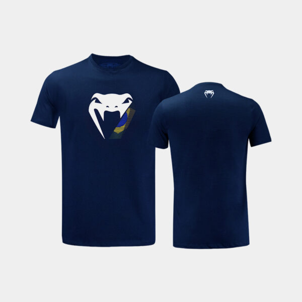 Remera M/C De Algodón - Venum Brazilian Revolution (Azul)
