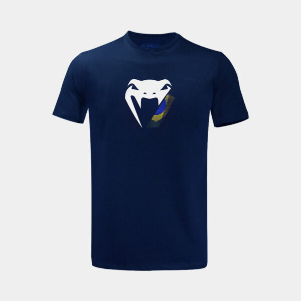 Remera M/C De Algodón - Venum Brazilian Revolution (Azul)