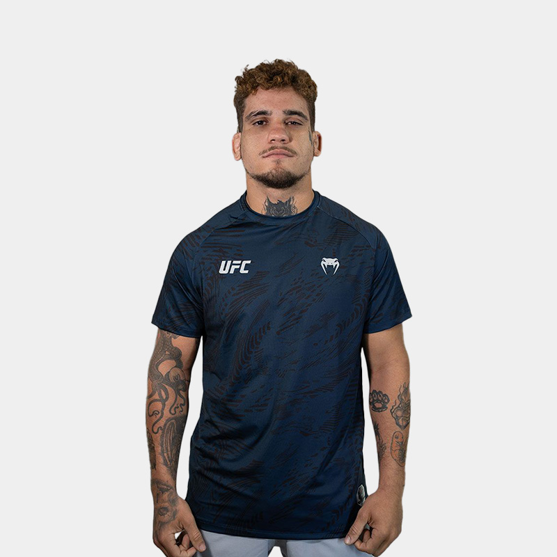 Remera M/C - Venum UFC Authentic Fight Jersey (Azul)