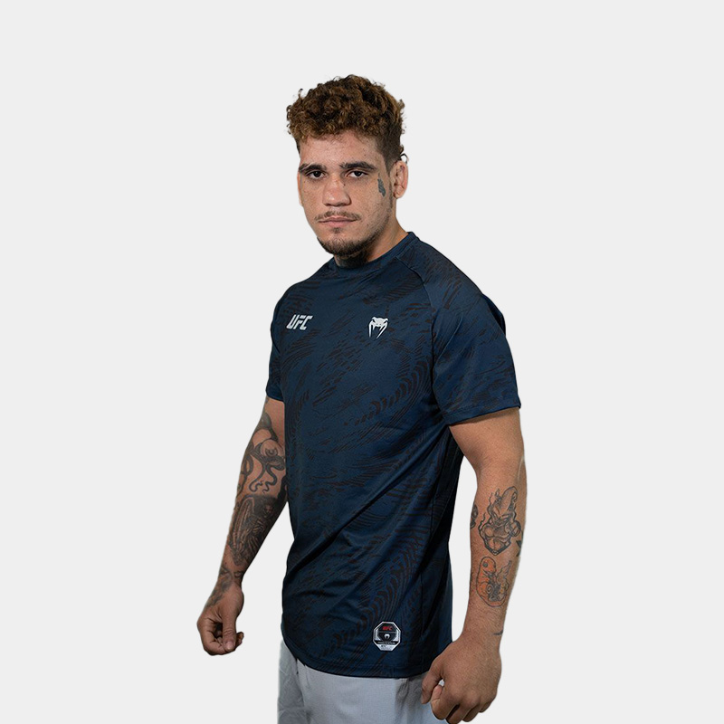 Remera M/C - Venum UFC Authentic Fight Jersey (Azul)