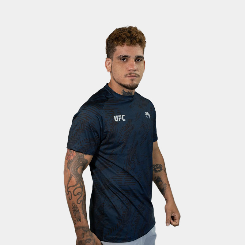 Remera M/C - Venum UFC Authentic Fight Jersey (Azul)