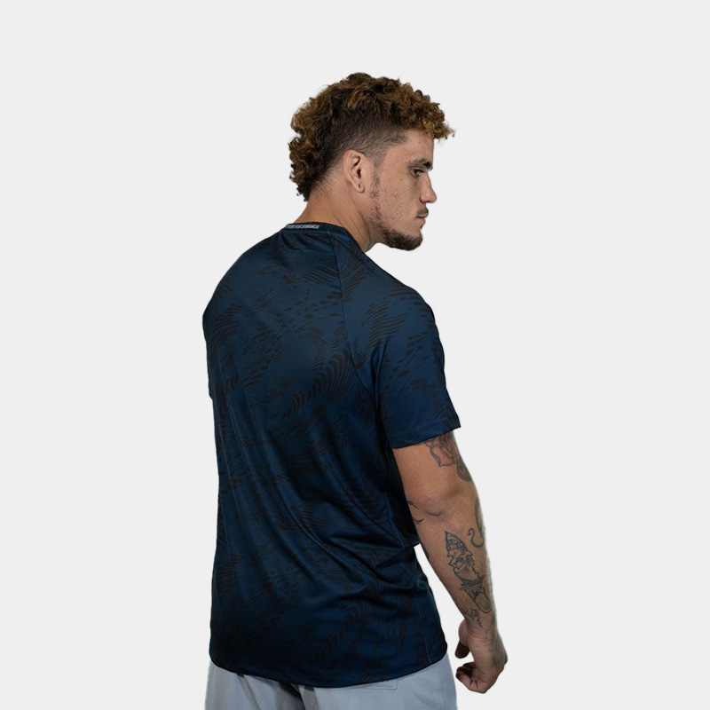 Remera M/C - Venum UFC Authentic Fight Jersey (Azul)