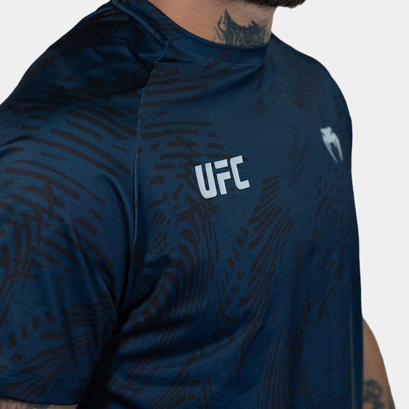 Remera M/C - Venum UFC Authentic Fight Jersey (Azul)