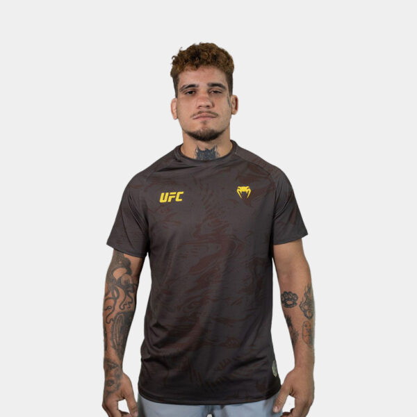 Remera M/C - Venum UFC Authentic Fight Jersey (Marrón)