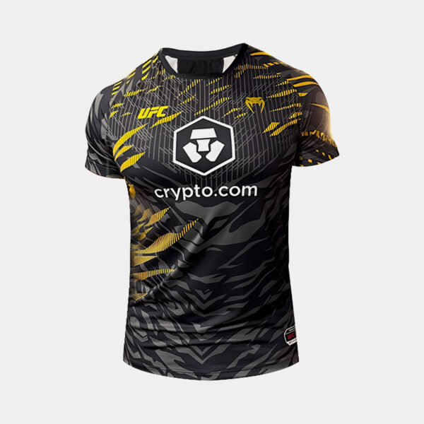 Remera MC - Venum UFC Fusion Authentic Fight Jersey (Negro/Dorado)