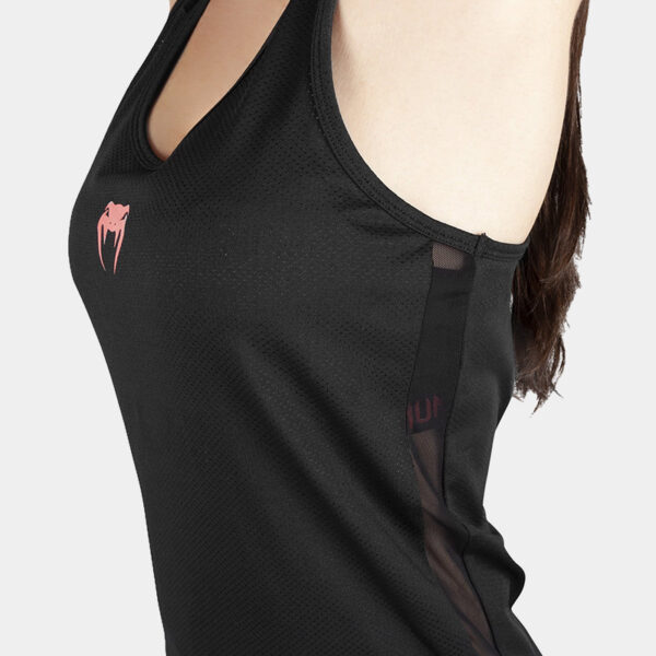 Remera Musculosa Women - Venum Tecmo (Negro/Coral)