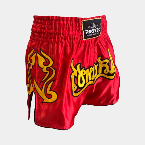 Short Muay Thai - Proyec (Rojo/Amarillo)