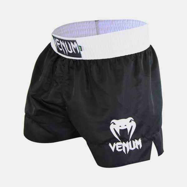 Short Muay Thai - Venum Classic Dark (Negro) - Imagen 3