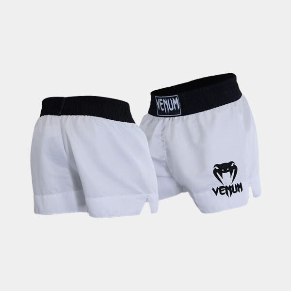 Short Muay Thai - Venum Classic Ice (Blanco)