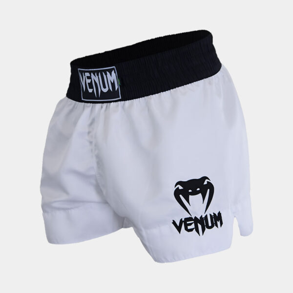 Short Muay Thai - Venum Classic Ice (Blanco)