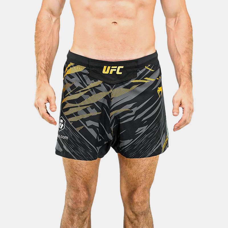 Short UFC Fusion - Venum Authentic Fight Night (Negro/Dorado) - Imagen 2