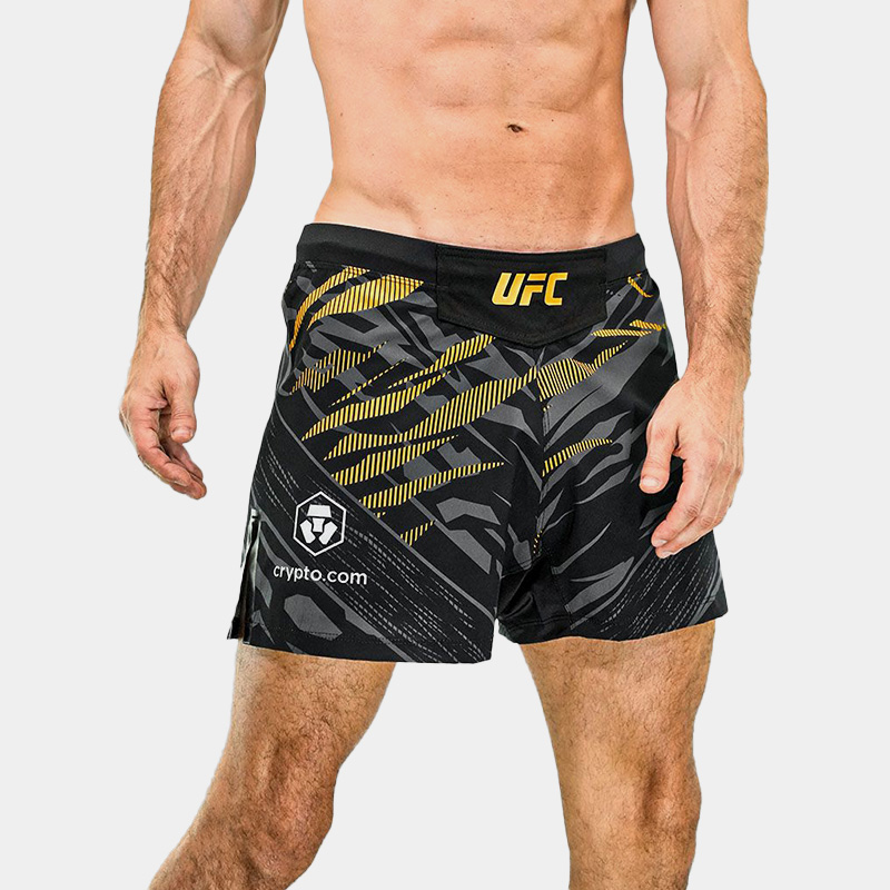 Short UFC Fusion - Venum Authentic Fight Night (Negro/Dorado) - Imagen 3