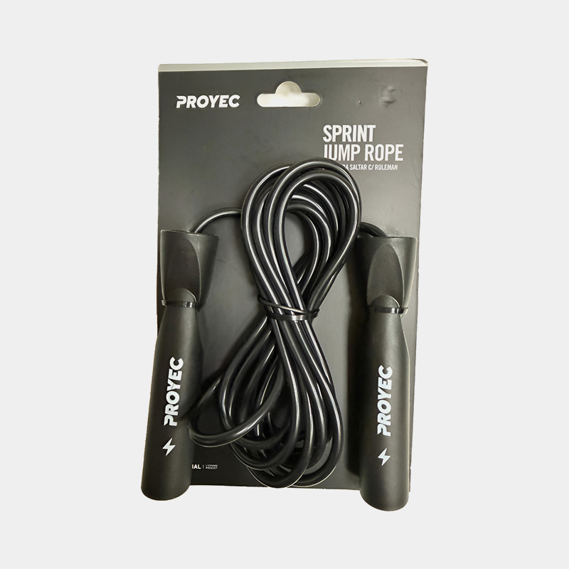 Soga De Salto Con Ruleman - Proyec Sprint (Negro) - Imagen 2