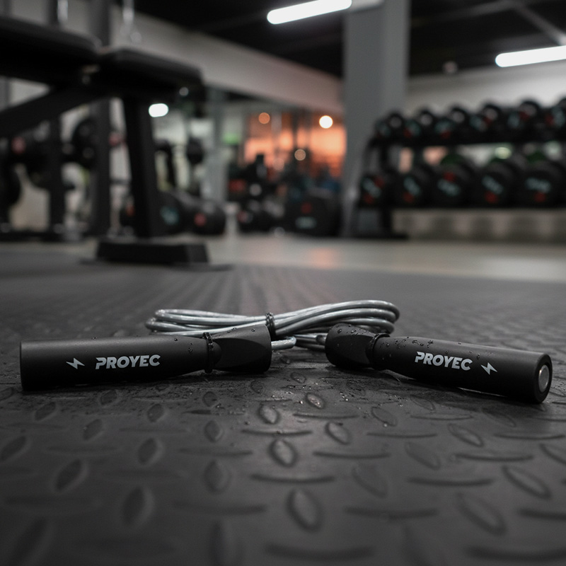 Soga De Salto Con Ruleman - Proyec Sprint (Plateado) - Imagen 5