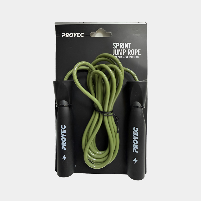 Soga De Salto Con Ruleman - Proyec Sprint (Verde) - Imagen 2