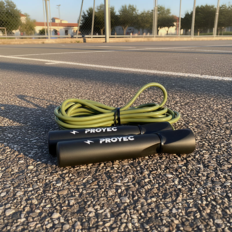 Soga De Salto Con Ruleman - Proyec Sprint (Verde) - Imagen 4