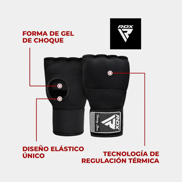 Vendas Rápidas Reemplazo De Vendas - RDX Kontact (Negro)