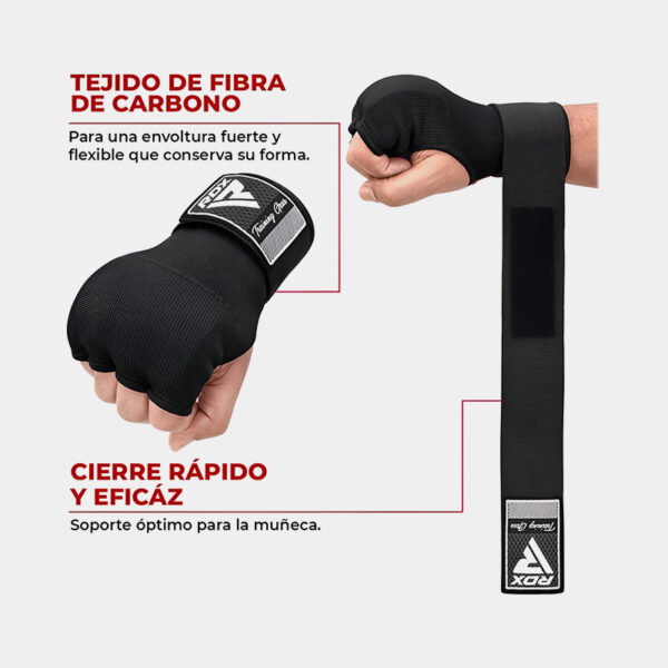 Vendas Rápidas Reemplazo De Vendas - RDX Kontact (Negro)