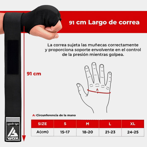 Vendas Rápidas Reemplazo De Vendas - RDX Kontact (Negro)
