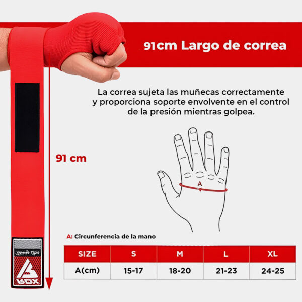 Vendas Rápidas Reemplazo De Vendas - RDX Kontact (Rojo)