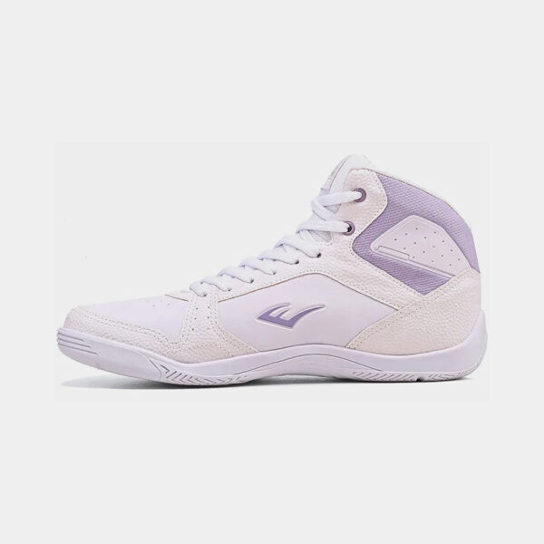Zapatillas Botas De Boxeo - Everlast Box Ring 3 (Blanco/Lila)