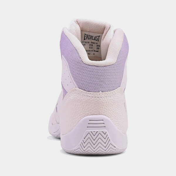 Zapatillas Botas De Boxeo - Everlast Box Ring 3 (Blanco/Lila)
