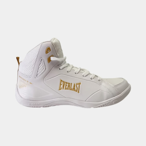 Zapatillas Botas De Boxeo - Everlast Box Station 3 (Blanco/Dorado) - Imagen 4