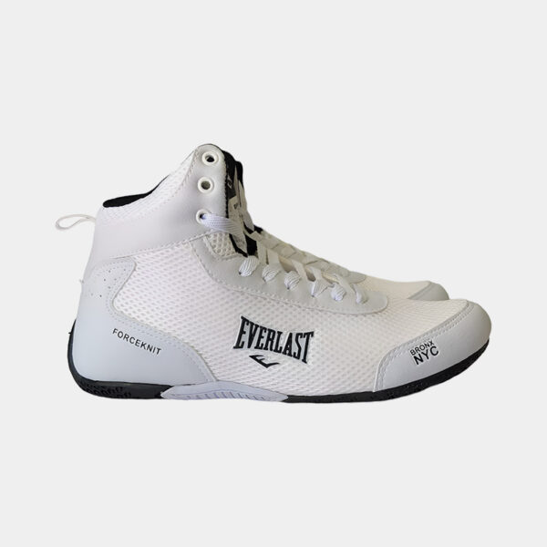 Zapatillas Botas De Boxeo - Everlast Forceknit (Blanco/Negro)