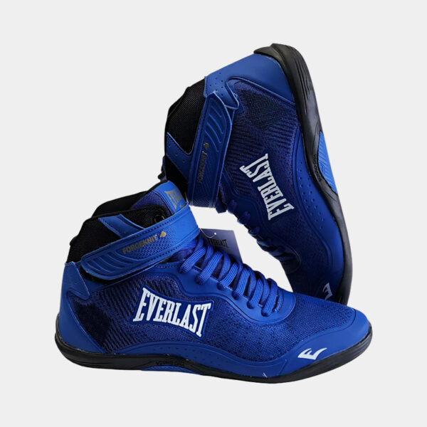 Zapatillas Botas De Boxeo - Everlast Forceknit F4 (Azul)