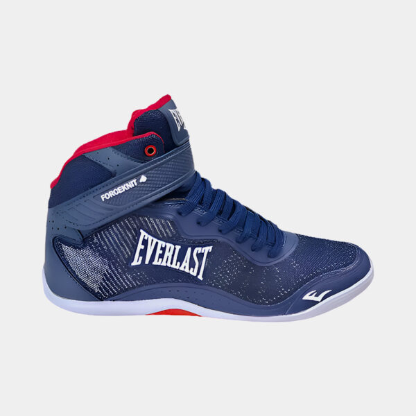 Zapatillas Botas De Boxeo - Everlast Forceknit F4 (Azul/Rojo)