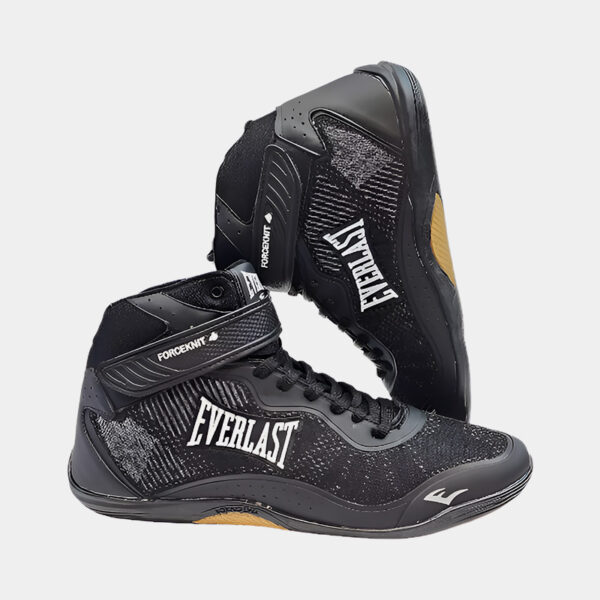 Zapatillas Botas De Boxeo - Everlast Forceknit F4 (Negro/Blanco)