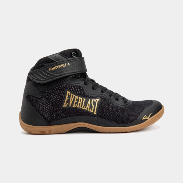 Zapatillas Botas De Boxeo - Everlast Forceknit F4 (Negro/Marrón)