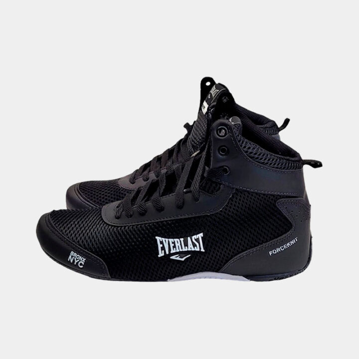 Zapatillas Botas De Boxeo Everlast Forceknit (Negro/Blanco) MMA