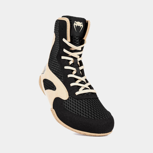 Zapatillas Botas De Boxeo - Venum Contender (Negro/Beige)