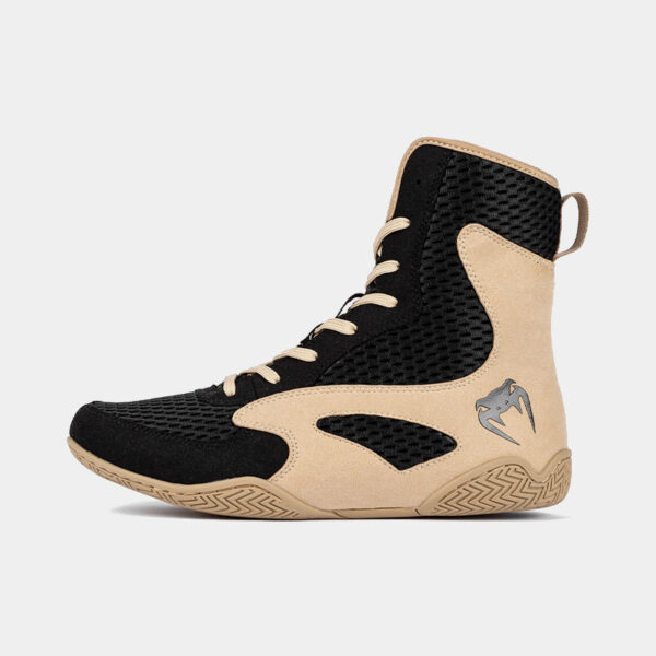 Zapatillas Botas De Boxeo - Venum Contender (Negro/Beige)