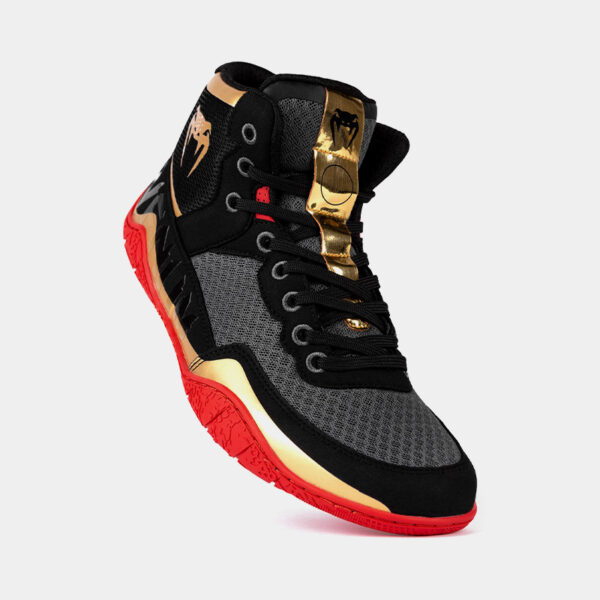 Zapatillas Deportivas - Venum Elite (Negro/Rojo/Dorado)